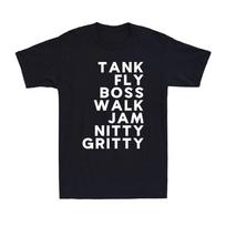Tankas Skraidantis Bosas Pasivaikščiojimas Džemmas Nitty Gritty Marškinėliai Džemmas Karštas Dub Man Gerai Vyriški Marškinėliai 2XL gray