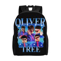 Oliver Tree Rest In Peace 1993 to 2026 Memorial Teenage Backpack with Pocket High School Daypack Laptop Computer Shoulder Bag One Size