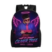 Oliver Tree Rest In Peace 1993 to 2026 Memorial Teenage Backpack Sports High School Work Daypack for Men Women Shoulder Bag One Size
