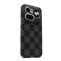 Magnetic Case For Nothing Phone 4a Pro Case For Magsafe Embossed Carbon Fiber Striped Pattern PC Hard Cover Nothing Phone (4a) Pro