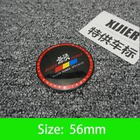 45-65mm Automobilio rato centrinio dangtelio lipdukas Emblema Priedai Honda Civic FIT Accord Prelude CRV 5-os kartos City XRV CRV HRV Odyssey 1Set(4Pcs) black