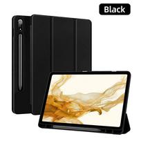 Planšetinio kompiuterio dėklas, skirtas Samsung Galaxy Tab A9+/A11+ Case A11/A9 8.7 colių S9FE S10FE S8/S7 11 colių S7+/S8+/S9+/S10+ 12.4 colių S6 Lite 10.4 colių Dangtelis Tab A11 8.7in juoda