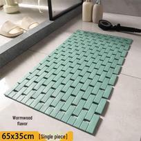 Kvapiota neslystanti vonios kilimėlis dušui, tualetui ir voniai - Vandeniui atsparus grindų kilimėlis 35*65cm Small gray