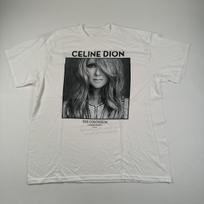 New Popular Celine Dion White T-Shirt Cotton Full Size S-5XL XL black