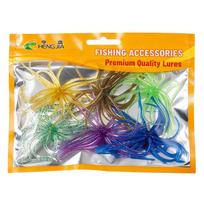Floating Sea Urchin Soft Spiky Ball Silicone Bait Fuzzy Dice Creature Lure for Drop Shot Rig for Bass 0.5g 1.6g 2.6g 8.4g 1.6g