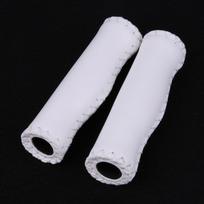 Anti-slip Bicycle Handlebar Grips PU Leather Bicycle Parts New Mountain Bike Grips balta