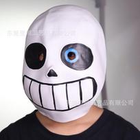 Undertale Sans Kaukė Helovino Šventei Cosplay Žaidimo Galvos Apdangalas Live Transliacijoms, Juokingi Latekso Rekvizitai Legend of the Blue Eyes A