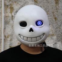 Undertale Sans Kaukė Helovino Šventei Cosplay Žaidimo Galvos Apdangalas Live Transliacijoms, Juokingi Latekso Rekvizitai Legend of the Single-Eyed