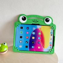 Skirta Redmi Pad 2 11 colių, Redmi Pad SE 11 colių planšetinio kompiuterio dėklas, mielas 3D animacinis varlės stovas, minkštas silikoninis dangtelis Redmi Pad SE 11-inch