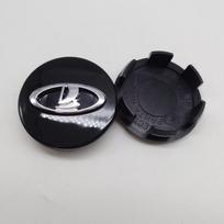 4 vnt. 57 mm automobilio ratlankio centrinis dangtelis Ratlankio dangtelis Tinka Lada 2107 Samara Largus Vesta Priora Niva Granta Kalina 2106 for LADA&4pcs 57mm Cap juoda