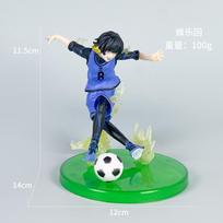 Blue Lock Soccer Anime Action Figure Series Isagi Yoichi Bachira Meguru Nagi Seishiro Collectible Toy Model Desktop Decor Statue NO BOX blue