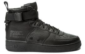 Nike Sf Air Force 1 Mid Triple Black 917753-005 41 black