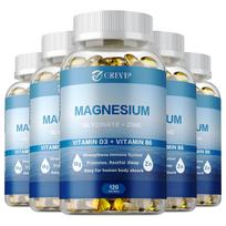 Magnesium Glycinate with Zinc, Vitamin D3 & B6 120 Softgels — Mineral Support, Immune Support, Daily Wellness 120*5