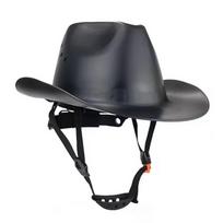 Kaubojiško stiliaus Vakarų kaubojiškas apsauginis šalmas Galvos apsauga Pilno krašto apsauginis šalmas Apsauginis šalmas Pramoninis Style 1 black