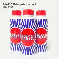 1 vnt. Brasso metalo poliravimo skystis vario rūdžių šalinimui, poliravimui, nerūdijančio plieno valymui 200/400ml 200ml red