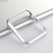 Metalinis dėklas Apple Watch Ultra 2 Series 9 8 7 41mm 45mm aliuminio lydinio buferiniai dėklai iWatch 6 SE 40mm 44mm rėmelio dangtelis 40mm sidabras