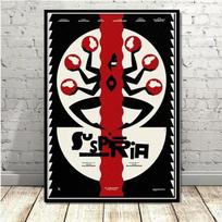 Suspiria Klasikiniai siaubo filmų plakatai ir spaudiniai Drobės tapyba Modernūs sieniniai paveikslai Ant sienos Menas Svetainei Namų dekoras 50x70cm No Framed