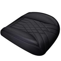 SEAMETAL PU odinis automobilio sėdynės užvalkalas, kvėpuojantis automobilis, apsaugantis sėdynės pagalvėlę, transporto priemonės prabangus salonas, neslystantis priedai 1 peice front seat juoda