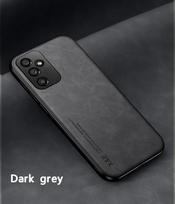 Prabangus odinis dėklas Samsung Galaxy A55 5G A35 A15 A25 A54 A34 A14 A52 A12 A51 A53 A13 A33 apsaugai nuo smūgių, su magnetu, silikoninis, pilna apsauga Galaxy A13 5G&Case tamsiai pilka spalva