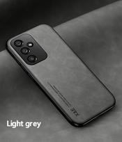 Prabangus odinis dėklas Samsung Galaxy A55 5G A35 A15 A25 A54 A34 A14 A52 A12 A51 A53 A13 A33 apsaugai nuo smūgių, su magnetu, silikoninis, pilna apsauga Galaxy A54 5G&Case pilka spalva