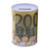 Miela EURO monetų taupyklė, pinigų dėžutė, patvari, saugi metalinė kiaulė taupyklė gryniesiems rinkti, taupymo dėžutė