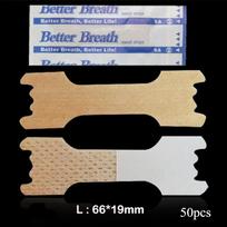 50 vnt. Breathe nosies juostelių Teisingas būdas Stop knarkimas Anti-knarkimo juostelės Lengviau Geriau Kvėpuoti Sveikatos priežiūra 50pcs blue