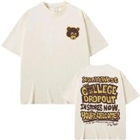 Geriausi Žinomi Kanye West The College Dropout Grafikos Marškinėliai Vyrams Moterims Hip Hop Rap Vintage Marškinėliai Vyriški Laisvalaikio Marškinėliai L white