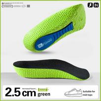 Memory Foam Aukštį Didinantys Vidpadžiai Vyrams Moterims Batai Plokščiapėdystė Skydliaukės Palaikymas Ortopediniai Vidpadžiai Sportbačiai Kulno Pakėlimas Batų Pagalvėlės green