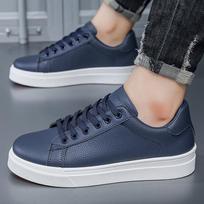 Vyriški odiniai laisvalaikio batai Madingi Korėjietiška versija Riedlentės batai Jaunimo sportiniai Teniso batai vyrams Sportbačiai Zapatillas Hombre 44 mėlyna