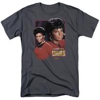 Star Trek Lieutenant Uhura TV Show T-Shirt Sizes S-4XL NEW 4XL black