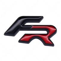 1 vnt. 3D metalinis automobilio vairo emblemos lipdukas, skirtas Mk2 Mk3 Ateca Ibiza Leon VZ Cupra Tarraco Alhambra Exeo Arona Formula Race 4# black