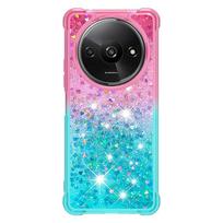 Redmi A3 dėklas ant For Fundas Xiaomi Redmi A3 dangtelis Blizgantis dinaminis skystas dėklas For Xiomi Xiaomi RedmiA3 A 3 telefono dėklai Etui for Xiaomi Redmi A3