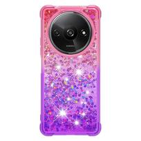 Redmi A3 dėklas ant For Fundas Xiaomi Redmi A3 dangtelis Blizgantis dinaminis skystas dėklas For Xiomi Xiaomi RedmiA3 A 3 telefono dėklai Etui for Xiaomi Redmi A3 black