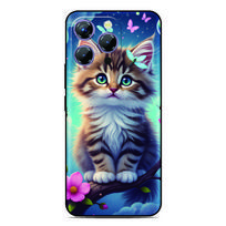 Mielas kačiuko dėklas, skirtas Motorola Moto G67 G57 G56 G86 Power 5G G04 G05 G06 4G G96 G100 Pro G54 G85 G84 E15 G15 G24 Telefonui Moto G57 Power 5G gray