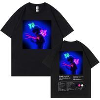 Dainininkas Omar Courtz Dvipusio Spaudinio Marškinėliai Por Si Mañana No Estoy Albumo Plakatas Grafiniai Marškinėliai Unisex Laisvalaikio Medvilniniai Marškinėliai S blue