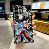 Japoniško Anime D-Dragon Balls dėklas Galaxy S26 Ultra telefonui Dėklas Samsung S26 S25 S24 S23 S21 Ultra S20 FE S25 Plus Dangtelis Galaxy S20 Ultra white