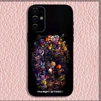 Five-Nights-At-Freddys F-Fnaf telefono dėklas, skirtas Samsung S24,S21,S22,S23,S30,Ultra,S20,Plus,Fe,Lite,Note,10,9,5G, juodas, minkštas dėklas Samsung S24 black