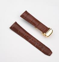 Moterų apyrankė MAURICE LACROIX Eliros vyriškam laikrodžiui Oda Veršio oda Odinė apyrankė 20mm 22mm Natūralios odos laikrodžio dirželis 20mm brown