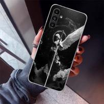 Arkangelo Mykolo dėklas telefonui Samsung Galaxy A17 A57 A37 A16 A26 A36 A56 A15 A25 A35 A55 A14 A13 A54 A53 A34 A24 A33 A23 Gala Samsung A13 gray