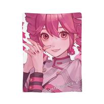 Kasane Teto Vilnos Antklodė Animacinis Vtuber Antklodės Sofai Automobiliui Šilti Lovos Pledai, 180x230cm pink