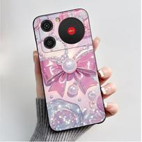Dėl Nubia Music dėklo Z2353 Drugelių Gėlių Silikoninio Telefono Dangtelio ZTE Nubia Music Apsauginis Smūgiams Atsparus Buferio Korpusas Nubia Music