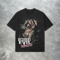 Resident Evil 3: Nemesis PS2 Marškinėliai Y2K Vintažiniai Baisaus Žaidimo Marškinėliai Unisex T-Shirt L gray