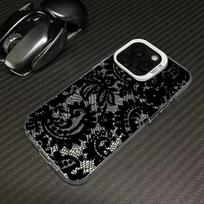 Fashion Lace Design Sexy Girl Phone Case For iPhone 17 16 15 14 13 12 11 PRO MAX X XS XR 16E 7 8 Plus Shockproof IMD Phone Cover iPhone 15