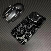 Fashion Lace Design Sexy Girl Phone Case For iPhone 17 16 15 14 13 12 11 PRO MAX X XS XR 16E 7 8 Plus Shockproof IMD Phone Cover iPhone 14 Pro