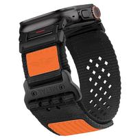 Tvirtas nailoninis dirželis Apple Watch Ultra 2 Juosta 49mm 46mm 44mm 45mm 42mm Sportinis apyrankė correa iWatch serija 10 9 7 6 5 4 8 se 44 45 46 49mm SM black