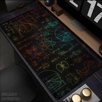 Didelis kilimėlis pelei PC žaidėjui Matematika Chemija Fizika Objektai Žaidimų priedai Klaviatūros kilimėlis Stalo kilimėlis Nešiojamam kompiuteriui Pelės kilimėlis d 800x400x2mm black