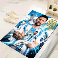 Messi kilimas svetainei, miegamajam, namų sofos dekoravimui, vaikų žaidimams, neslystantis grindų kilimėlis 40x60cm( 15x23in ) blue