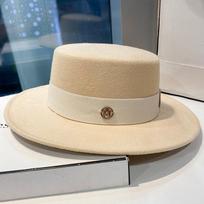 Fedoros skrybėlės moterims Plokščias viršus Madingos Elegantiškos Bowler suknelių kepuraitės Panama Bažnyčios Vestuvių Juostelė Juosta Skrybėlė Vyriškos Veltinės Džiazo Skrybėlės 56-58cm gray