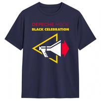 Depeche Mode Black Celebration Marškinėliai Paplūdimio Unisex 100% Medvilnė Apvali Kaklo Išdidinti Dydžiai 5XL Drabužiai Trumpomis Rankovėmis Gatvės Stiliaus Viršutiniai Drabužiai M yellow