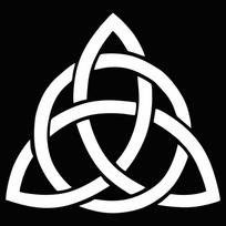 1 vnt. mazgas Triquetra Trejybė Keltų -Simbolis Juokingas automobilio lipdukas ir decal KKVinyl Apsaugotas nuo saulės Vandeniui atsparus 15cm*14 Cm 15CMX14CM gray